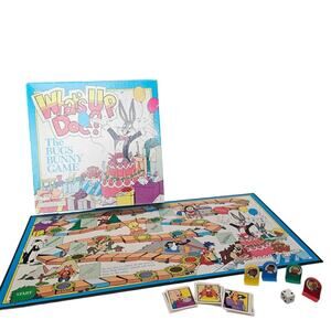 Vintage Whats Up Doc? The Bugs Bunny Game Board Game Looney Tunes 1989 Cartoon
